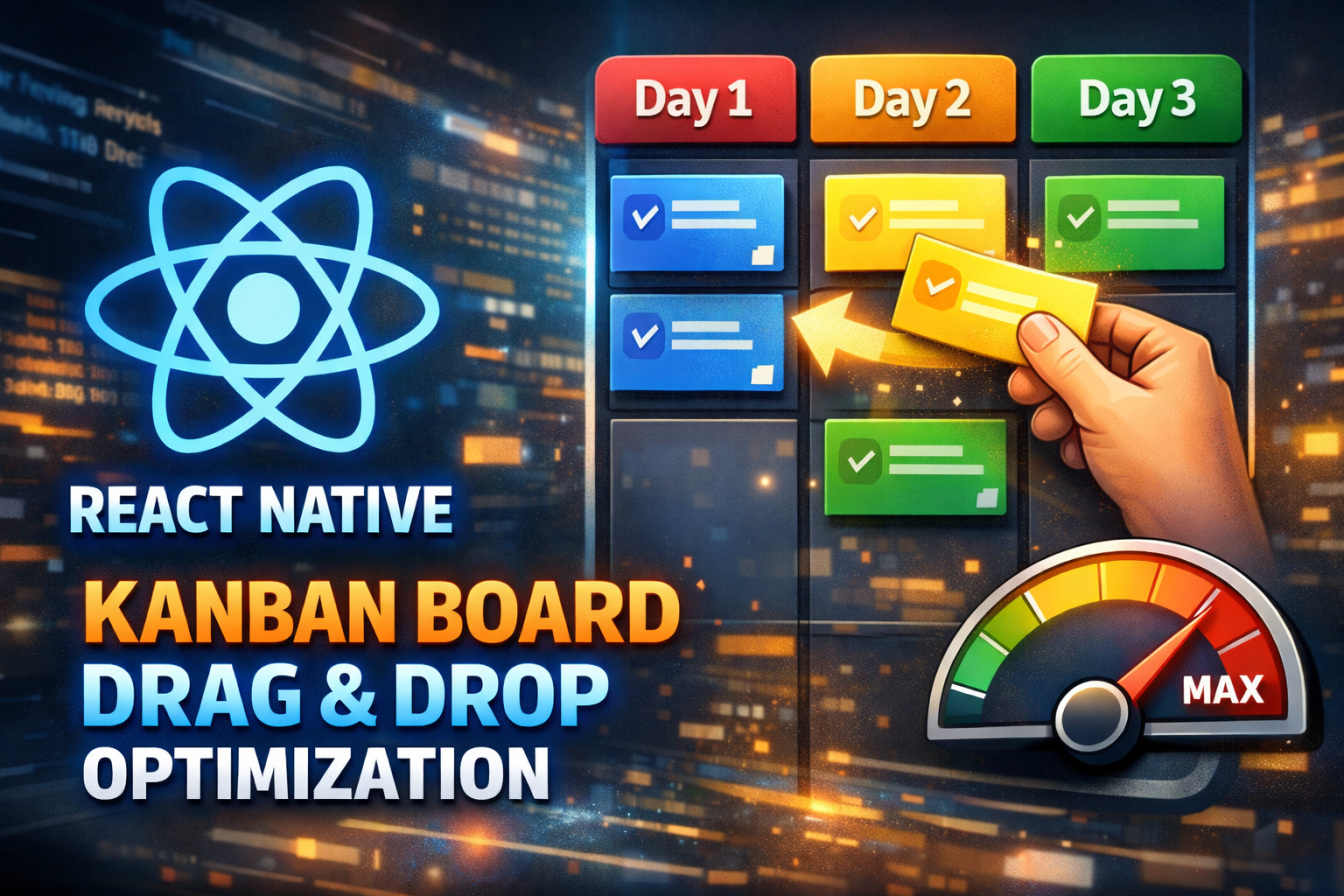 React Native 칸반보드 드래그 앤 드롭 성능 최적화 (1) - 문제 인식과 측정